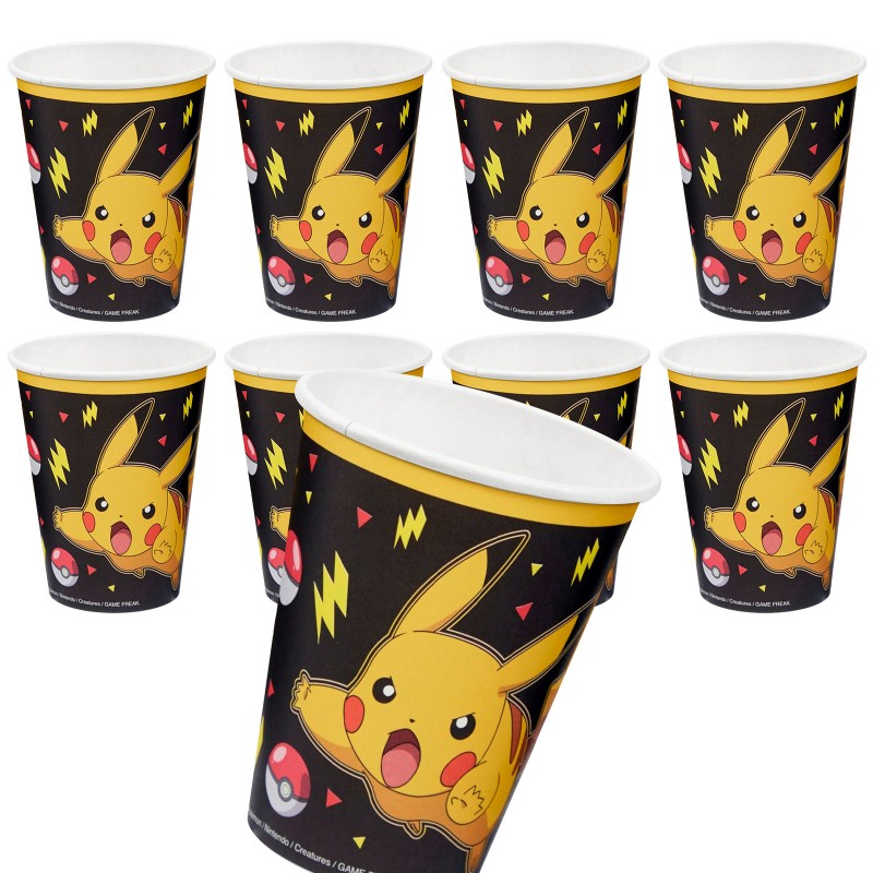Kubeczki papierowe Pokemon Pikachu 237 ml 8 szt.
