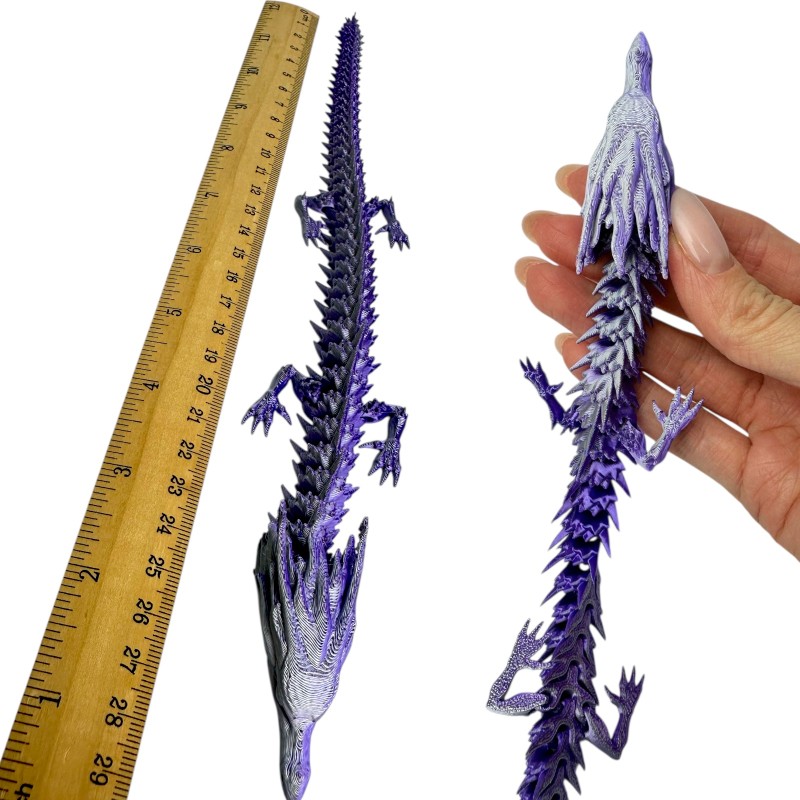 Zabawka sensoryczna fidget Smok 3D 31cm