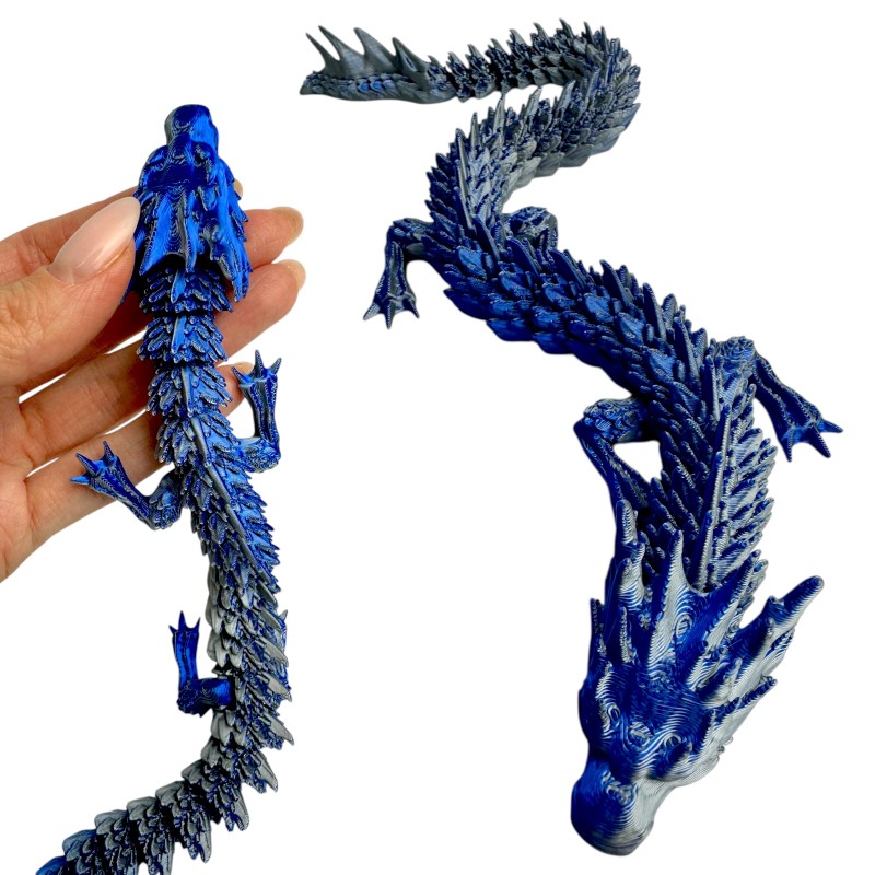 Smok Druk 3D 30cm Sensoryczna Zabawka Fidget