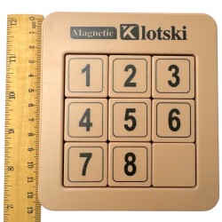 Zabawka Klotski Magnetyczne Cyfry 3x3 Przesuwanka Liczbowa