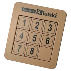 Zabawka Klotski Magnetyczne Cyfry 3x3 Przesuwanka Liczbowa