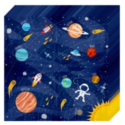 Serwetki Kosmos Planety 33x33 cm 10 sztuk