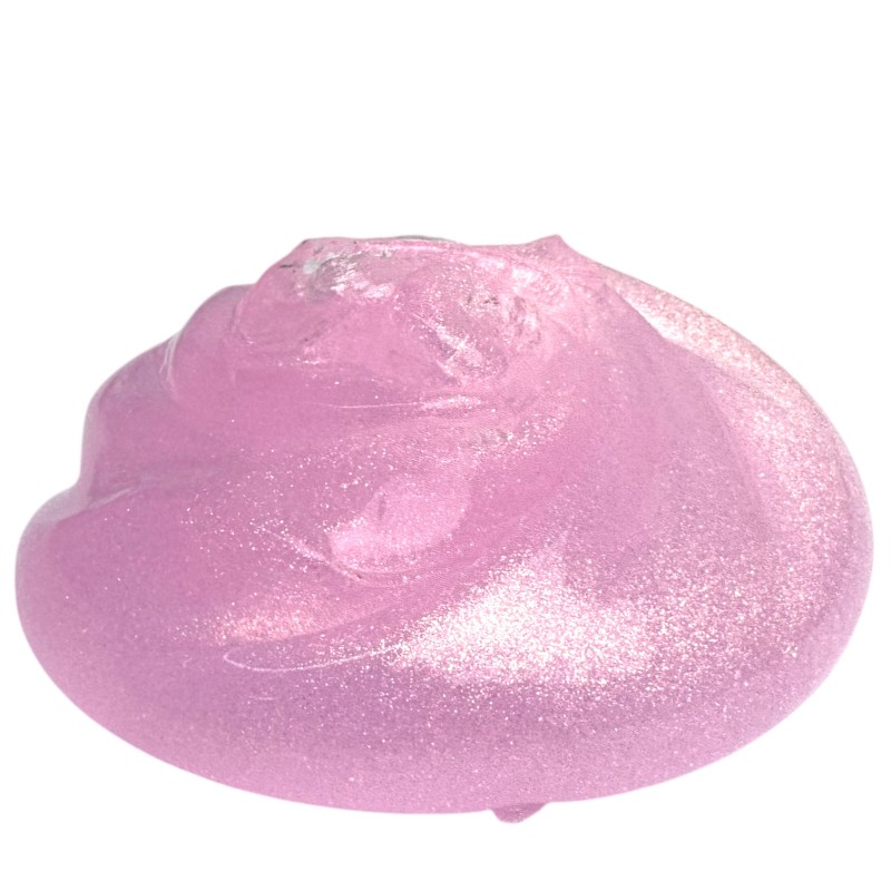 Różowy Brokatowy Slime Masa plastyczna w Słoiku