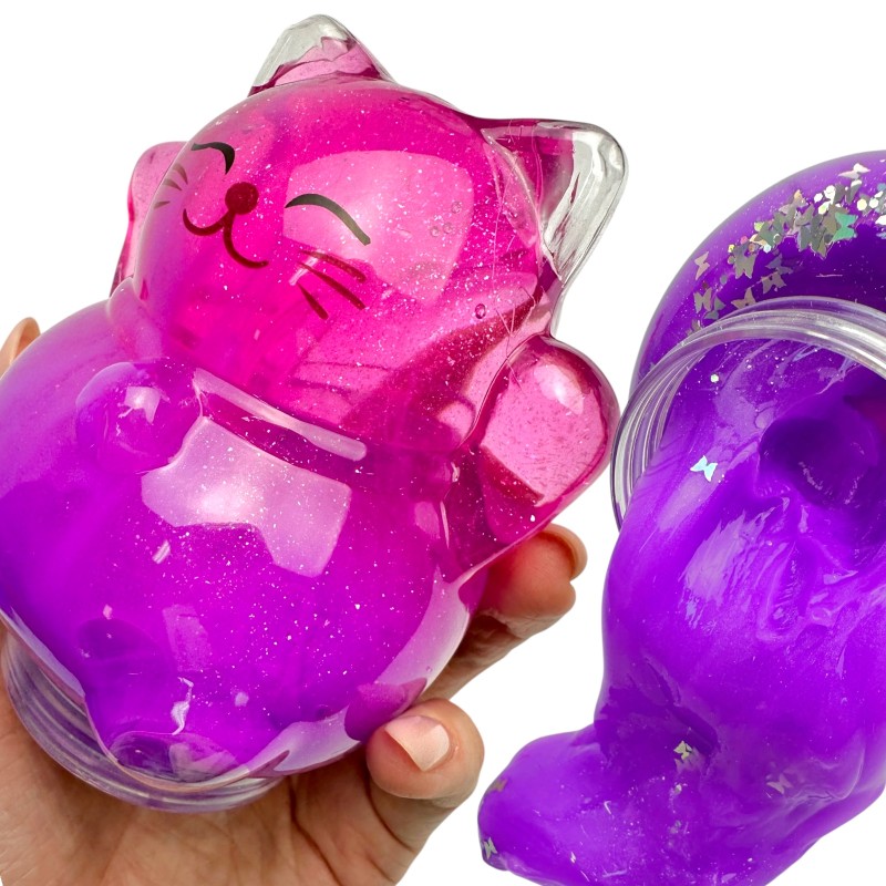 Slime Masa Sensoryczna Kotek 10x8cm Manekineko