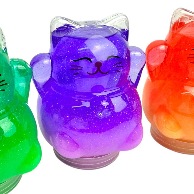 Slime Masa Sensoryczna Kotek 10x8cm Manekineko