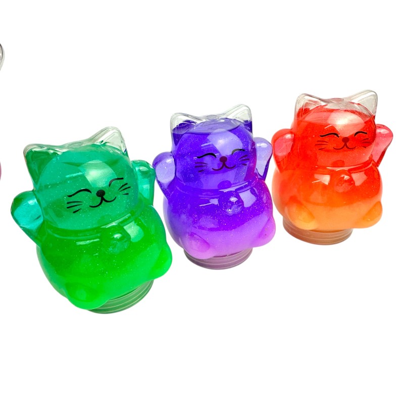 Slime Masa Sensoryczna Kotek 10x8cm Manekineko