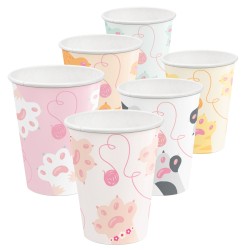 Kubki Papierowe Kotki 220ml...
