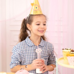 Zestaw Słomek Papierowych z Motywem Kotków  6szt