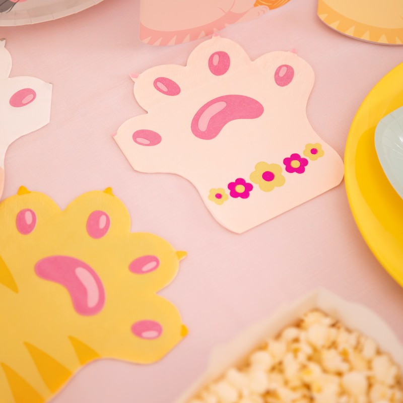 Serwetki Papierowe Kotki Kocie Łapki 12 sztuk