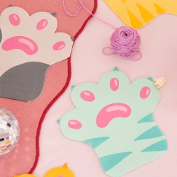 Serwetki Papierowe Kotki Kocie Łapki 12 sztuk