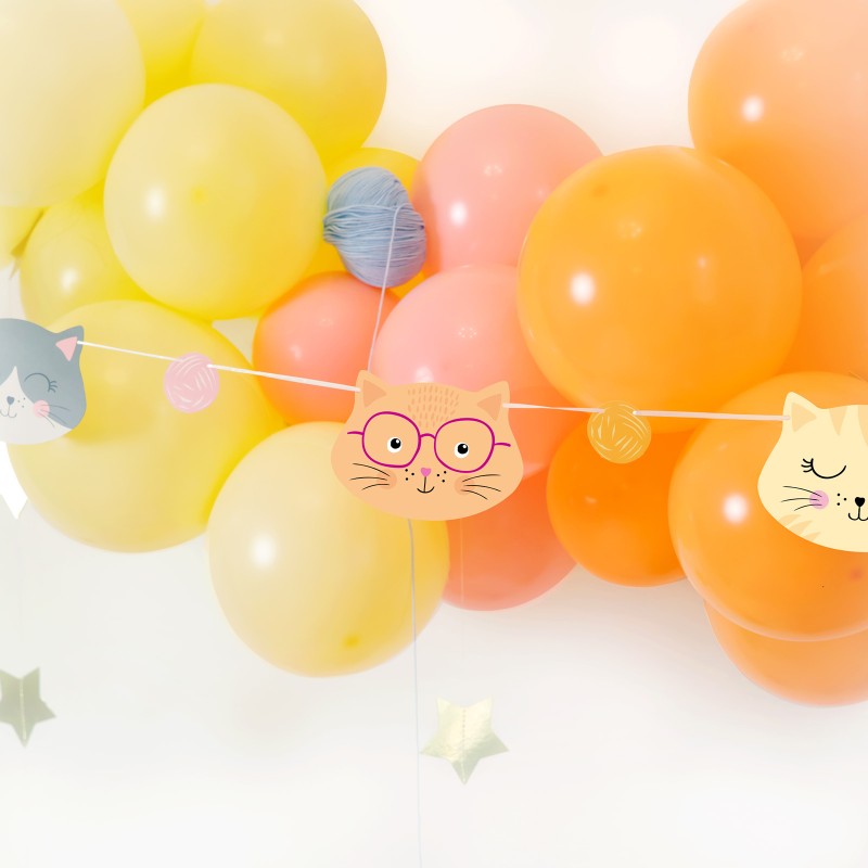 Girlanda imprezowa z Kotkami 150cm