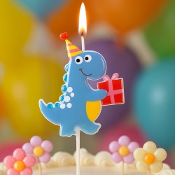 Świeczka urodzinowa Dino 1szt
