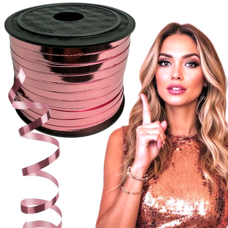 Wstążka plastikowa rose gold