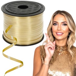 Wstążka złota 90m 5mm na rolce