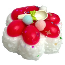 Gniotek Kocia Łapka 10x11cm Pianka Mleczna Jumbo