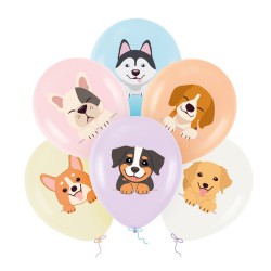 Balony Pieski 12 cali 6...