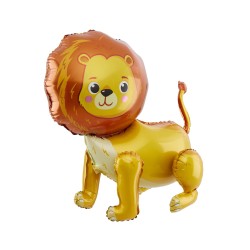 Balon foliowy stojący lew 53x54cm
