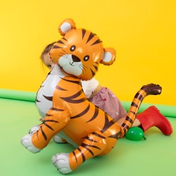 Balon foliowy stojący Tygrysek z ruchomymi częściami