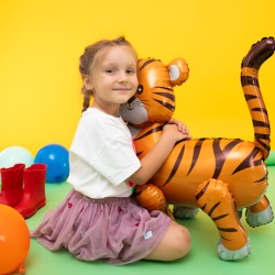 Balon foliowy stojący Tygrysek z ruchomymi częściami