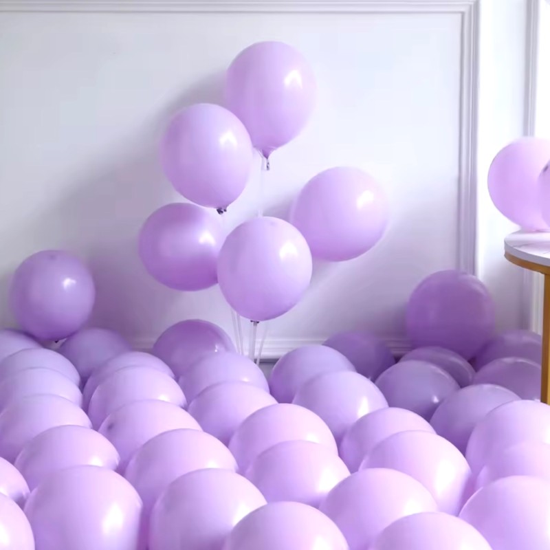 Zestaw balonów z Fioletową Cyfrą motylem