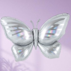 Zestaw balonów z Fioletową Cyfrą motylem