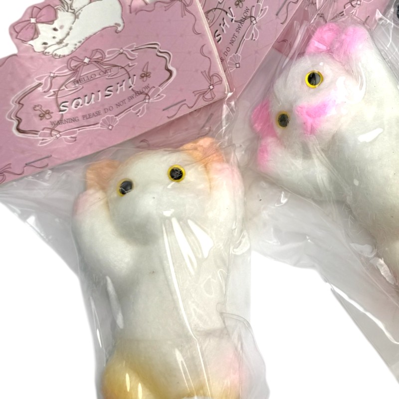 Gniotek Duży Kotek Sensoryczny IS 14cm