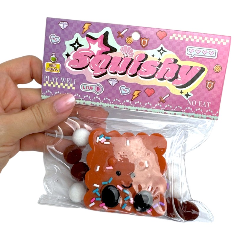 Gniotek Taba Ciasteczko Happy Herbatnik Kawaii Miś