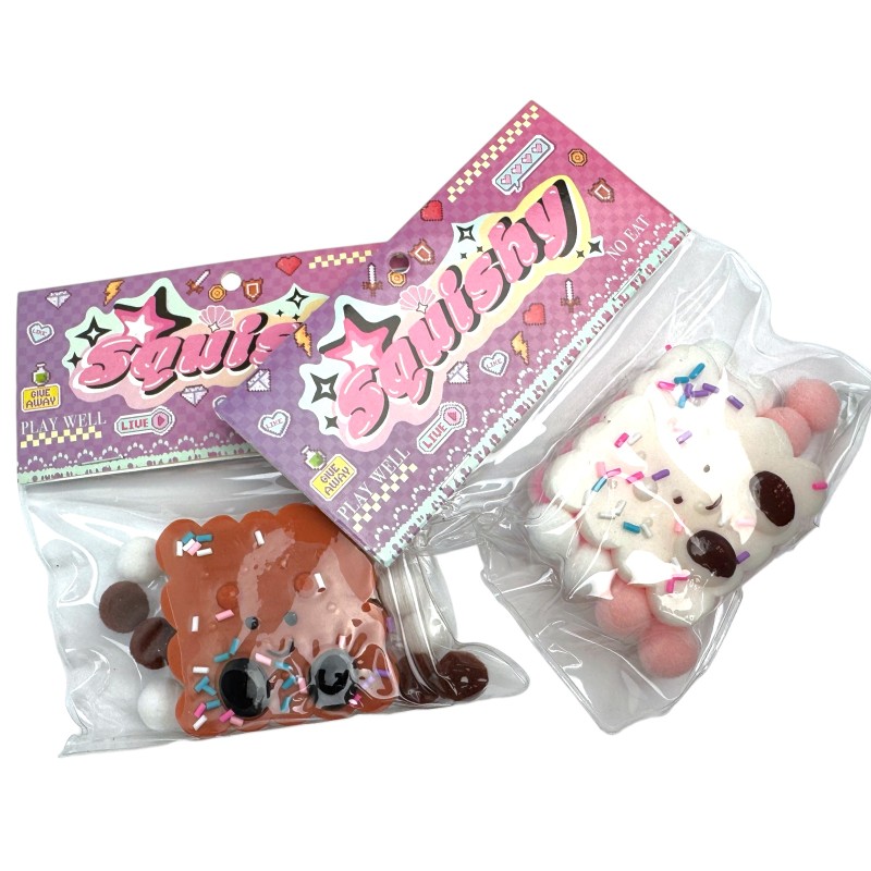 Gniotek Taba Ciasteczko Happy Herbatnik Kawaii Miś