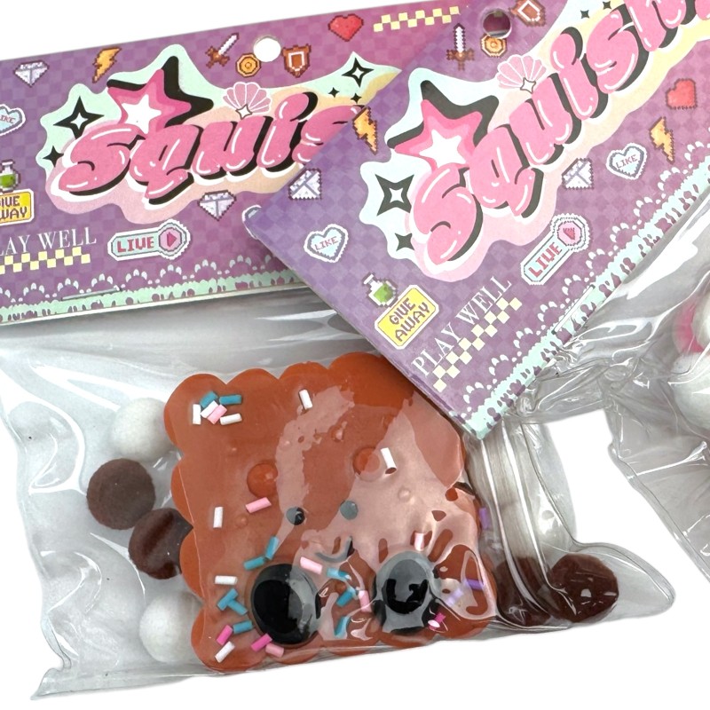 Gniotek Taba Ciasteczko Happy Herbatnik Kawaii Miś