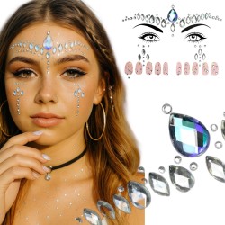 Kryształki Naklejki Diamenciki na Twarz i Paznokcie