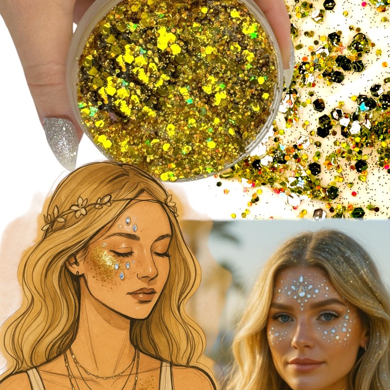 Brokatowy Żel Glitter Gel Shining 100g