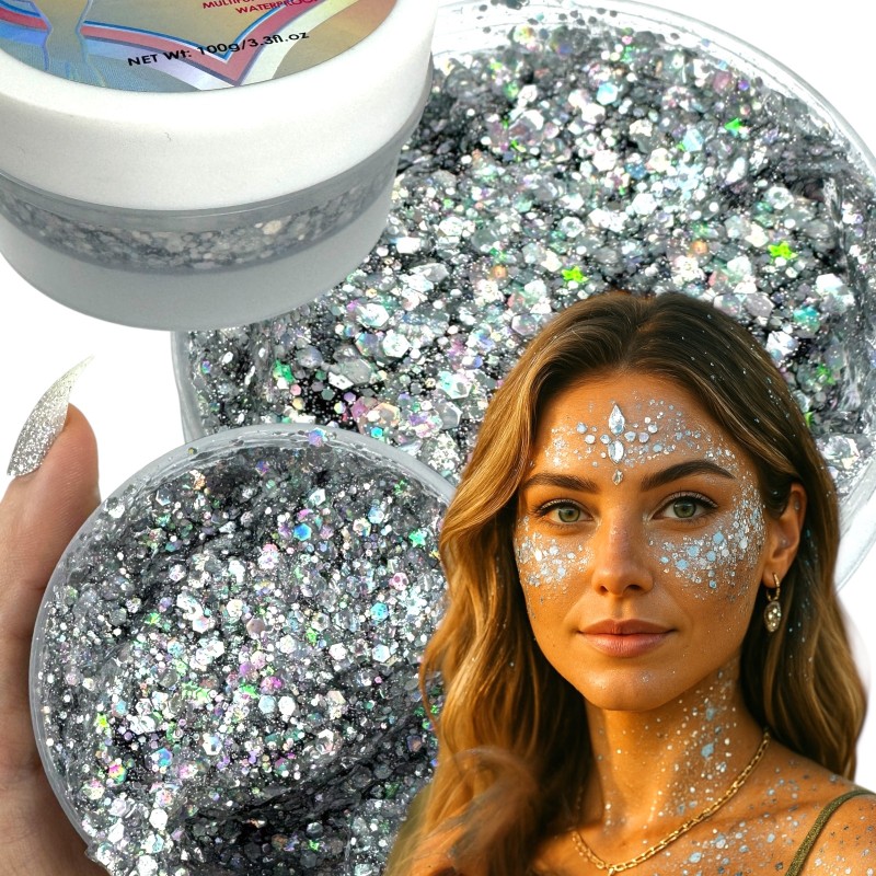 Brokatowy Żel Glitter Gel Shining 100g