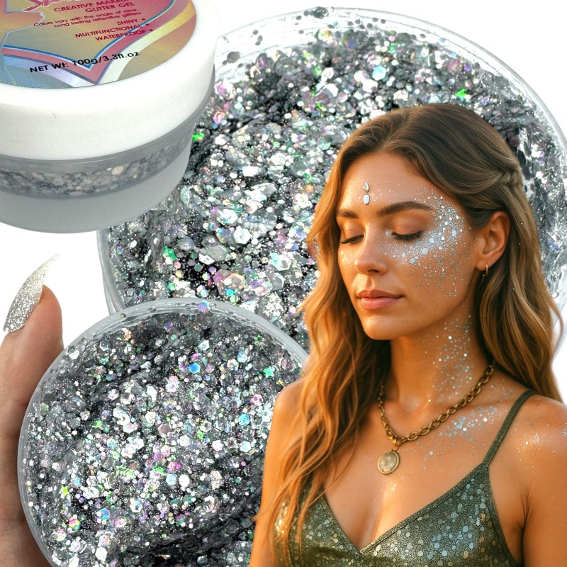 Brokatowy Żel Glitter Gel Shining 100g