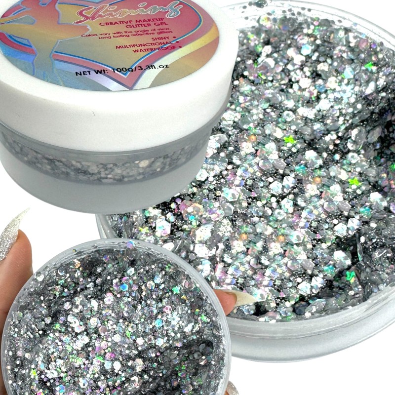 Brokatowy Żel Glitter Gel Shining 100g