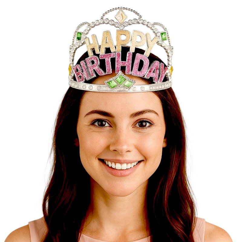 Korona Urodzinowa Diadem Happy Birthday