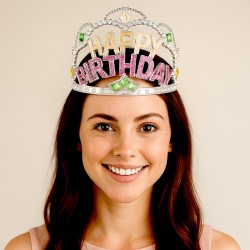 Korona Urodzinowa Diadem Happy Birthday