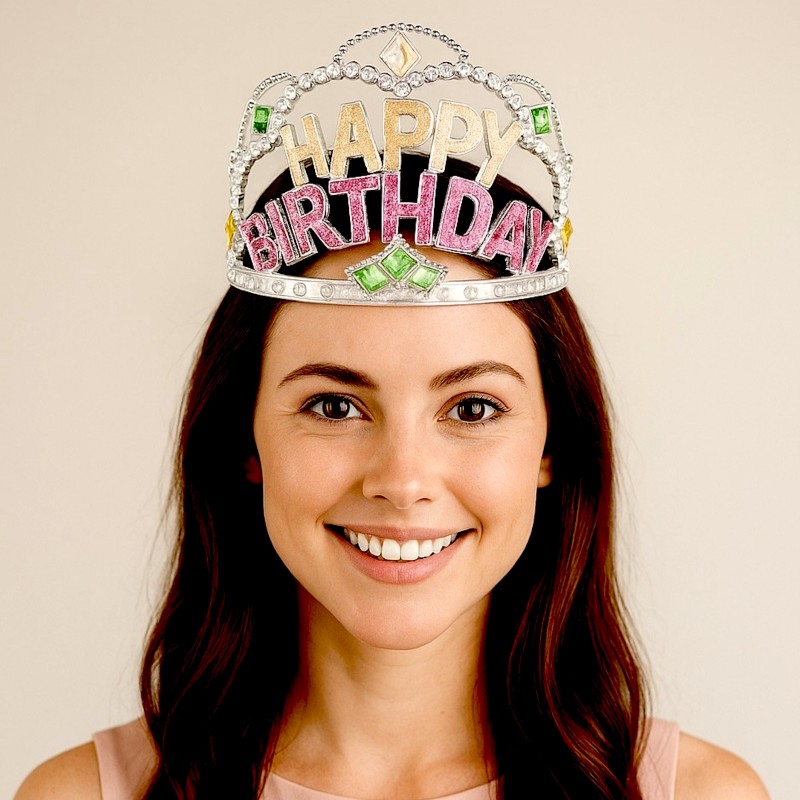 Korona Urodzinowa Diadem Happy Birthday