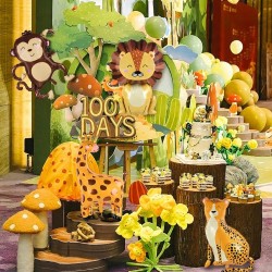 Balon foliowy ZOO Małpa Safari 60x76 cm