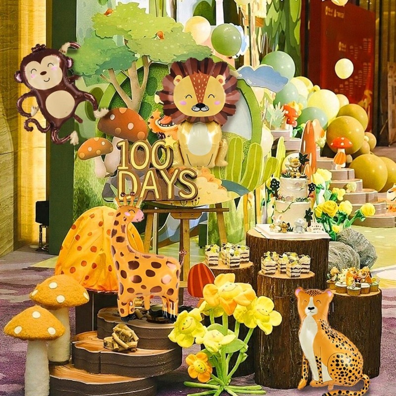 Balon foliowy ZOO Małpa Safari 60x76 cm