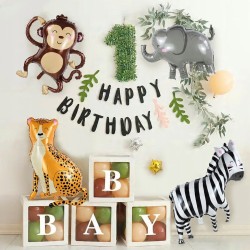 Balon foliowy ZOO Małpa Safari 60x76 cm