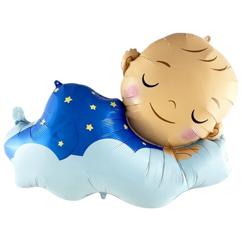 Satynowy Balon Foliowy Baby Boy 67x91 cm