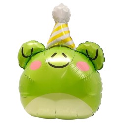 Balon foliowy Żabka 73x52cm satynowy