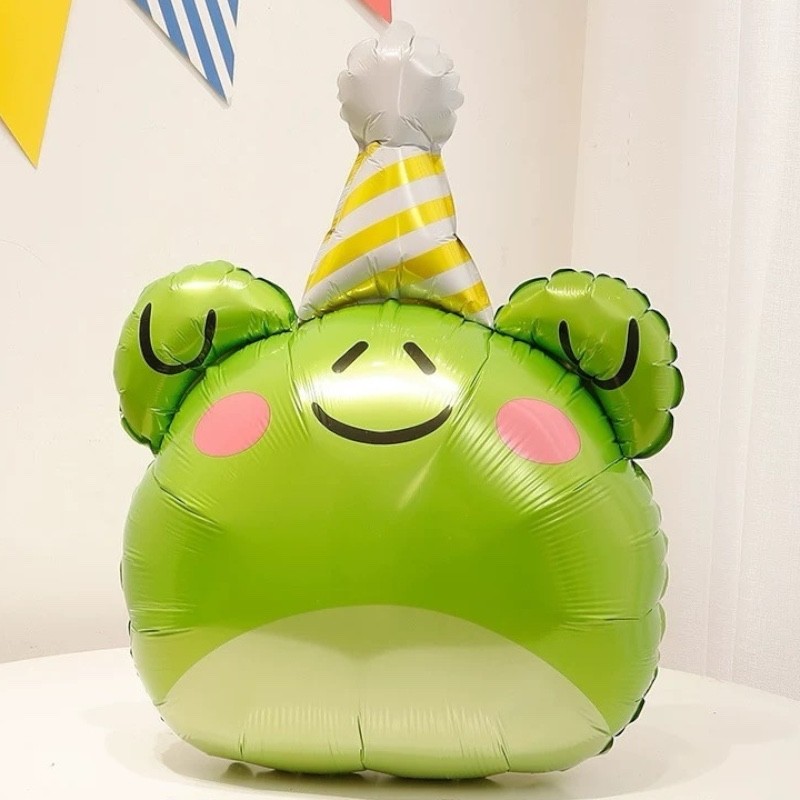 Balon foliowy Żabka 73x52cm satynowy