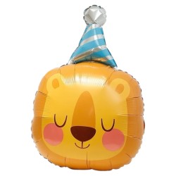 Balon foliowy Lew 76x49 cm satynowy