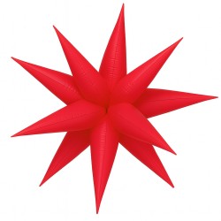 Balon gwiazda 19cali Neon...