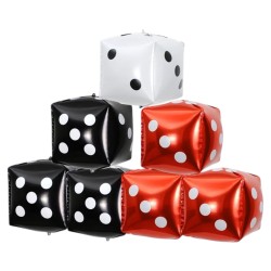 Balony Kości Kasyno Casino dla Gracza 3 szt