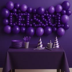 Obrus fioletowy 137x274cm