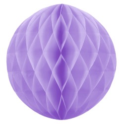 Honeycomb bibułowy fioletowy 30 cm