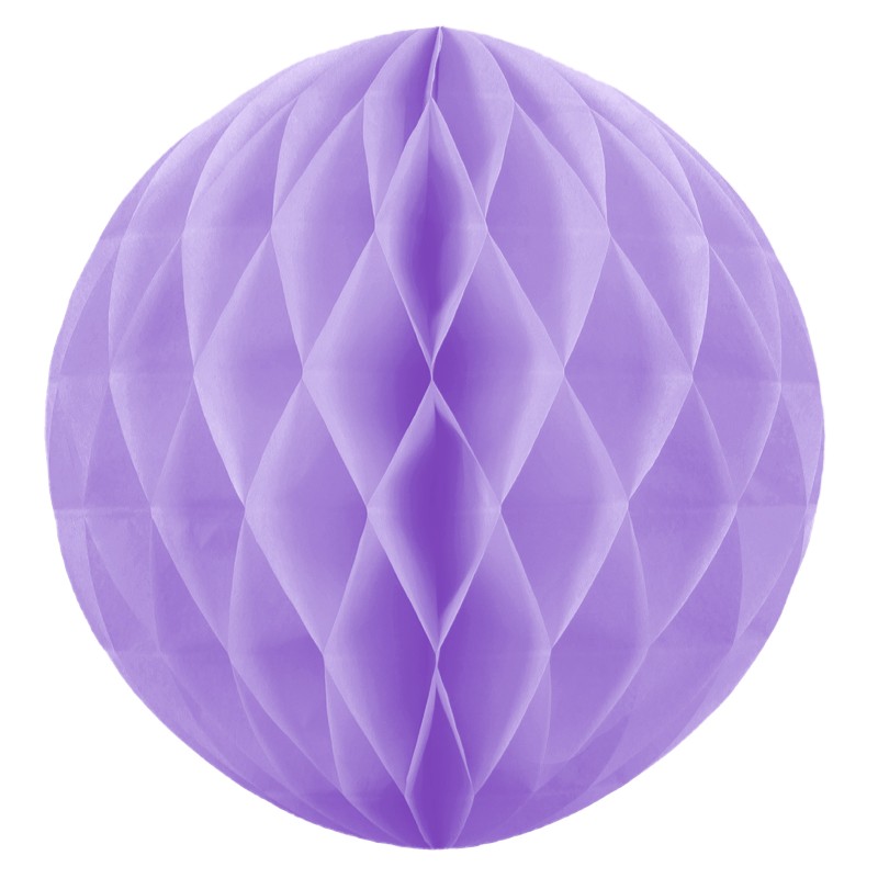 Honeycomb bibułowy fioletowy 30 cm