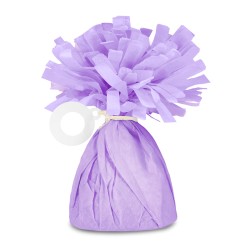 Ciężarek do balonów papierowy fioletowy 12 cm
